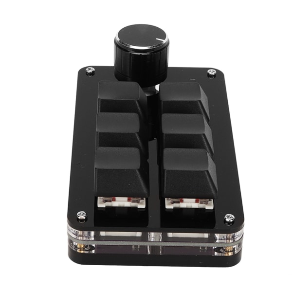 Tastatur med 6 taster Rød bryter Full-tast Custom Plug and Play Hot Swappable Mini Portable Keypad