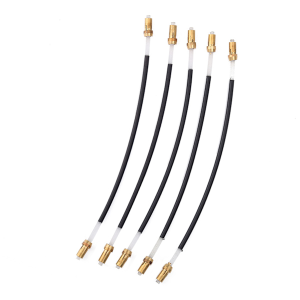 5 stk Nylon Tailgut Tail Gut Tailcord med messing skrueforbindelse til 3/4 4/4 violin