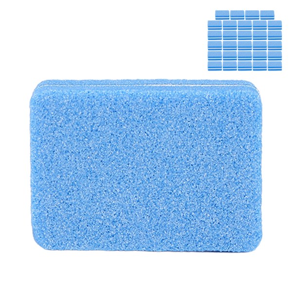30 st Nail Buffer Block Professionell Salong Mini Bärbar Nail Buffing Sanding Block ManikyrverktygBlå