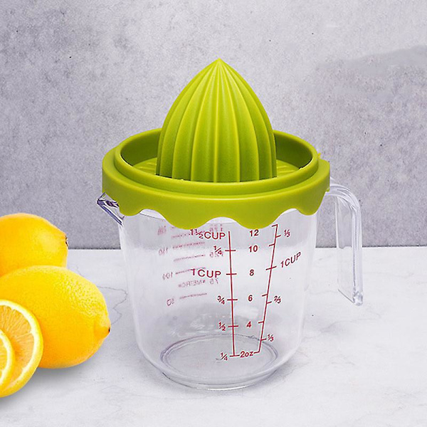 Grøn manual multifunktionel husholdningsjuicer med vægt