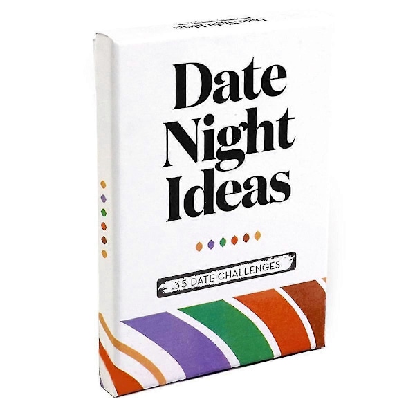 Date Night Box - Skraplottskortleksleksak med spännande dejtingidéer kompatibel med par: Flickvän, Pojkvän