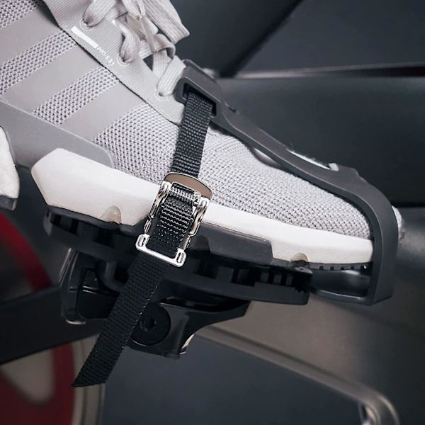 Spin Bike Pedal Adaptrar - Konvertera Look Delta Pedaler till Toe Clips för Inomhusträning