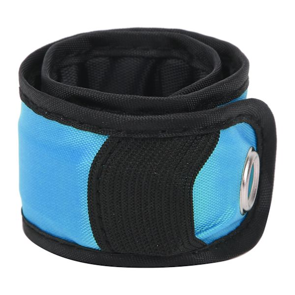 Utomhus Night Running LED Armband Blinkande Armband Cykling Light up Slap Armband Blå