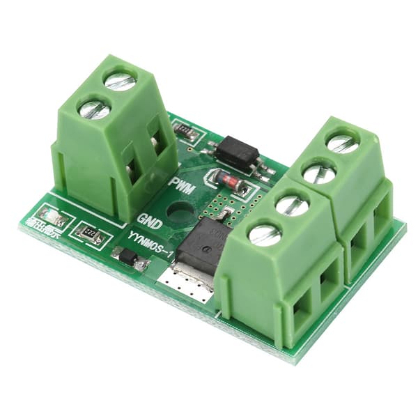 MOS FET Driver Modul Høy Effekt PWM Bryter Kontrollkort 3-20V til 3.7-27VDC 10A