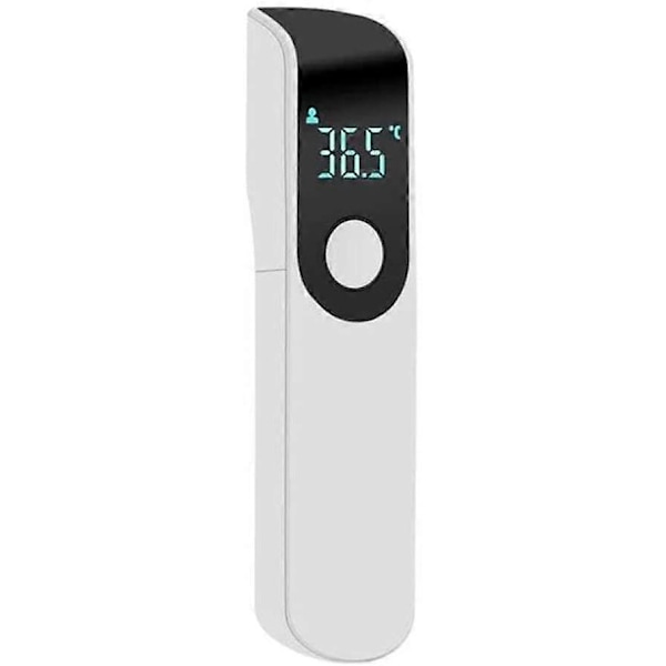 Termometer för vuxna, kontaktfri panntermometer för barn, kontaktfri infraröd termometer för baby, snabbavläsning med digital display - Vit