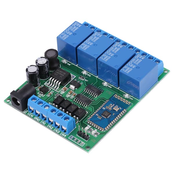 4-kanals Bluetooth-relémodul Trådløs fjernkontrollbryter for telefon