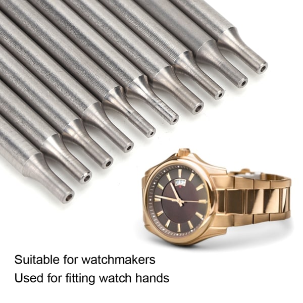 10 st 6-15 mm kolstål klocka watch Montering inställning Presser watch reparationsverktyg