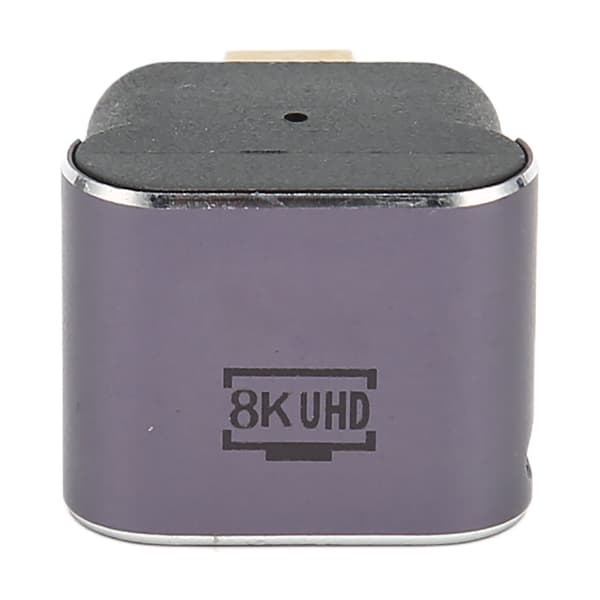 HD Hun til Micro HD Adapter Aluminiumlegering Plug and Play 8K Understøttet Micro HD til HD Konverter til Bærbar Desktop