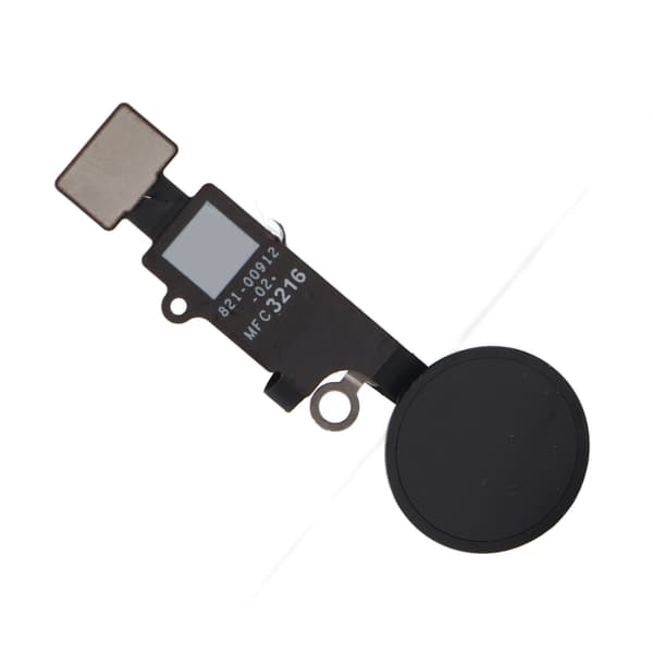 Ersättningsknapp Flexkabel Dekorationsknapp för iPhone 7 / 7plus / 8 / 8plus (Svart)