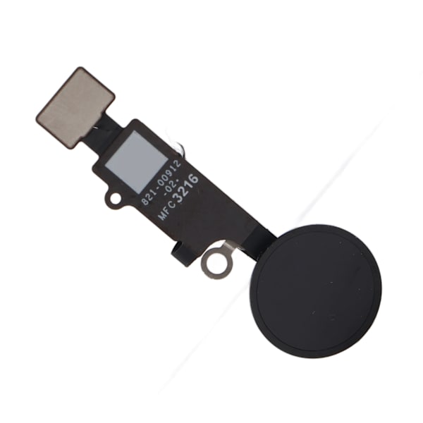 Erstatningsknapp Flexkabel Dekorasjonsknapp for iPhone 7 / 7plus / 8 / 8plus (svart)