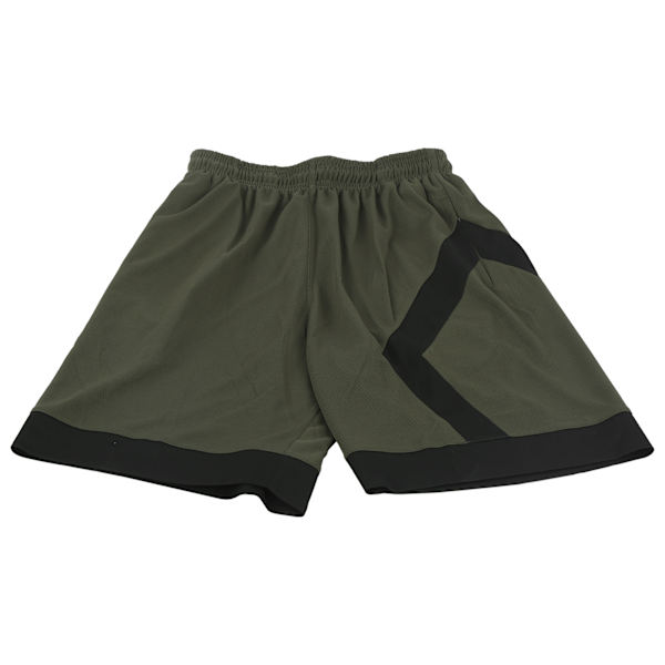 Herr Sports Shorts Sommar Snabbtorkande Träningsshorts för Basket/Löpträning GrönXXL