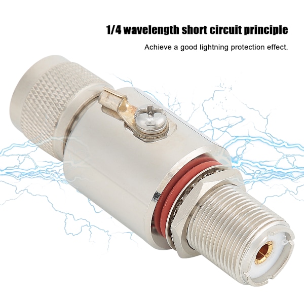 BL-1000 1-1,2 GHz PL259 hunn til S0239 arrestor lynbeskytter 50 ohm 230V 200W