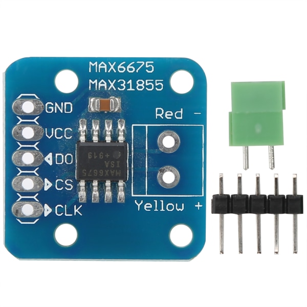 MAX6675 Lämpötila-anturi K-tyypin lämpöparimoduuli DIY-anturimoduuli 3-5V DC -200°C~+ 1350°C