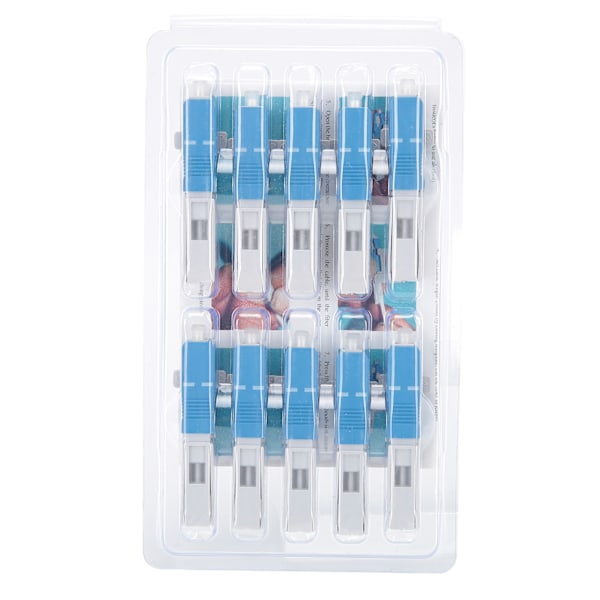 10 stk Fiberoptisk hurtigkobling Innebygd type SC/UPC Kald optisk rask tilkobling