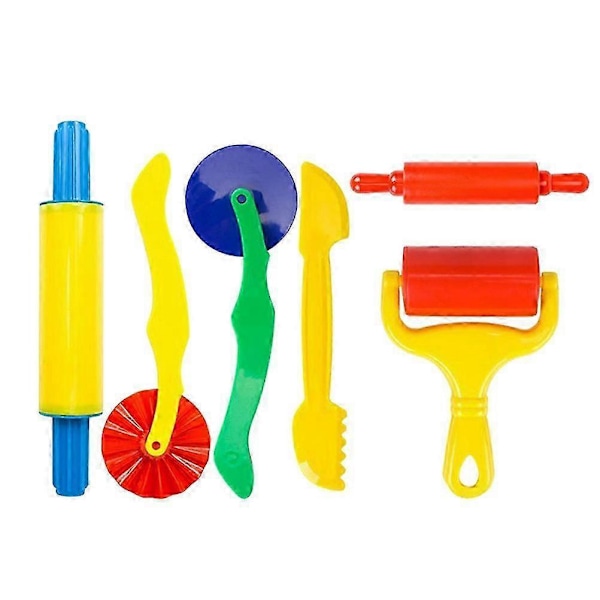 21 stk. ler modelleringsværktøj Plasticine værktøj DIY dej værktøj sæt Plasticine form sæt