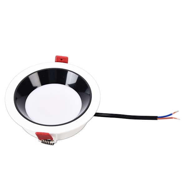 LED-downlight 5,1 tum 12W Lätt att installera Varm infälld burklampa för takdekoration 220V