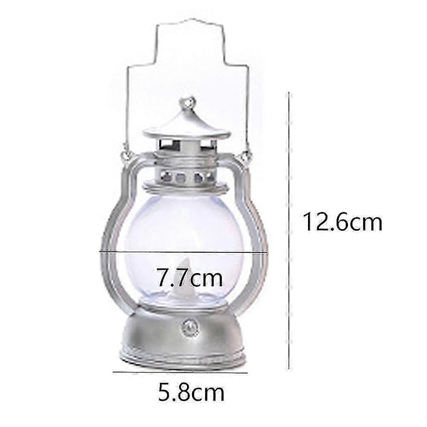 Mini Lyktor 2-pack LED Små Lyktor Inomhuslyktor Dekorativa Utomhus Hängande Lykta Dekorativ Brons Guld Brons Silver
