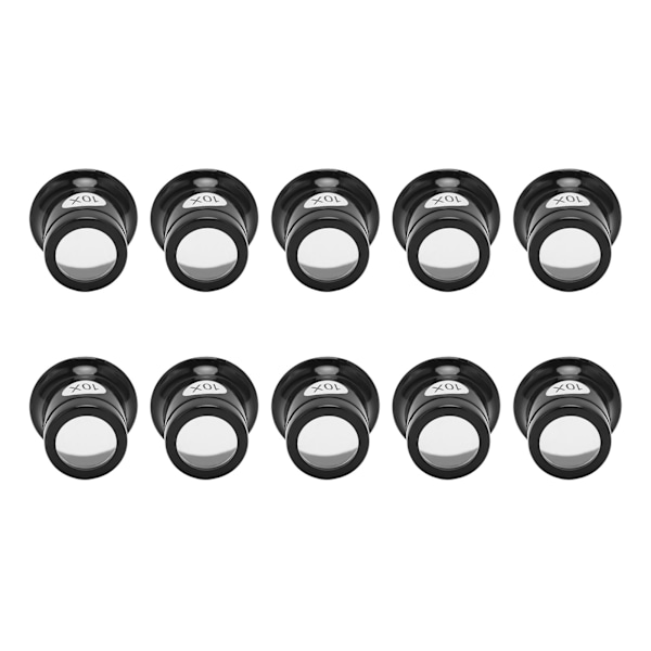 10ST 10X urmakare Lupp Yrke Optisk lins Bärbar Juvelerare Lupp 10X Okular för watch Bildsmycken