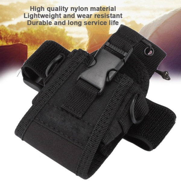 Udendørs bærbar nylon walkie talkie taske bæretaske til Baofeng UV 5R UV 5RA UV 82 UV B5