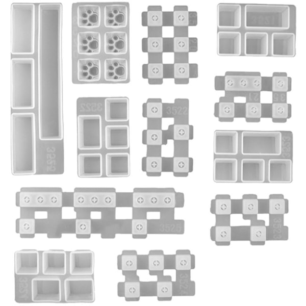 DIY Mekanisk Tangentbord Keycap Silikonform Mjuk Hållbar Tangentform