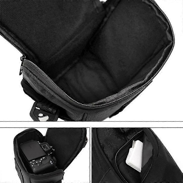 Kameraväska Triangel Kamerafodral Axelväska Digitalkameraväska kompatibel med Dslr Slr Kamera