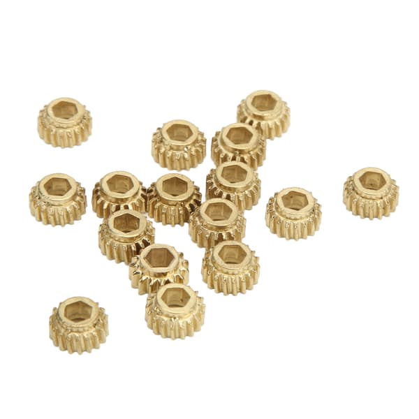 18 st Tuning Peg Gear Hex Hål Metall för Klassisk Gitarr Strängstämmare Ratio 1:18
