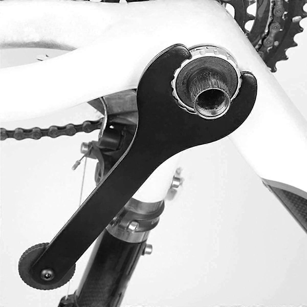 Unisex Kranksætaftagerværktøj | Kranksætreparationssæt | BB Bundbeslagsnøgle | Bundbeslagsværktøj til montering og afmontering | Cykelværktøj til Shimano H