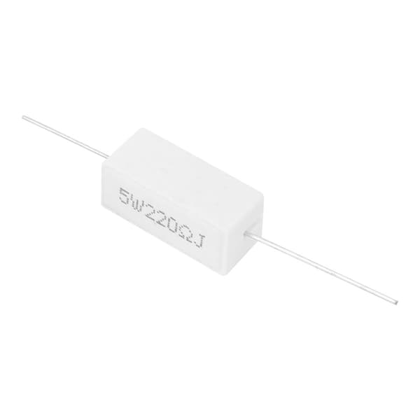 10 stk. cementmodstand effektmodstand 5% elektroniske komponenter 5W (220R)