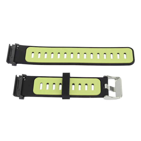 22 mm silikone urrem dobbeltfarvet silikone urrem udskiftning til Fenix ​​7 Black Green