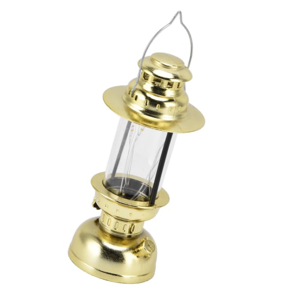 Lykt LED-lys Dekorativ LED-vindlampe Hjemmedekorasjon for bryllupsbursdagsfest Karneval Gull