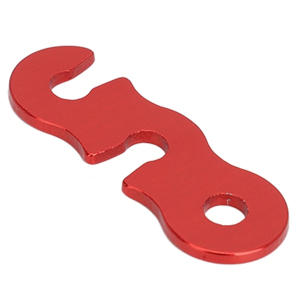 10 stk telttaujuster i aluminiumlegering med 3 hull