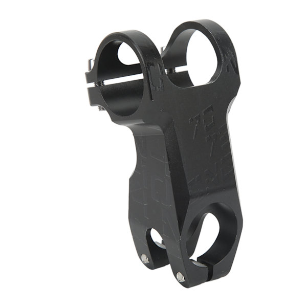 Cykelstam Minus 17 Grader Svart ihålig design CNC-process Glansigt utseende Utbytbar Mountainbike Styrstam Riser 60mm