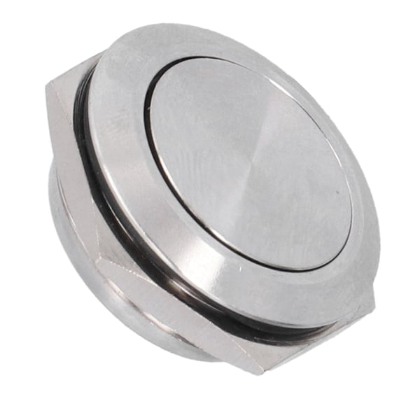 5 stk flat toppknappbryter rustfritt stål vanntett skrueterminal Strømtilbehør 0‑220V25mm