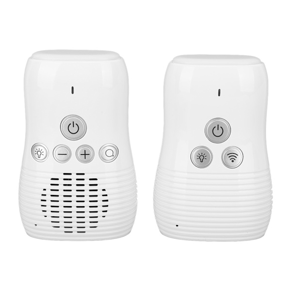 Babylydmonitor trådløs telefonapp fjernbetjening spædbarnspleje tovejs intercom med natlys 100 til 240V AU-stik