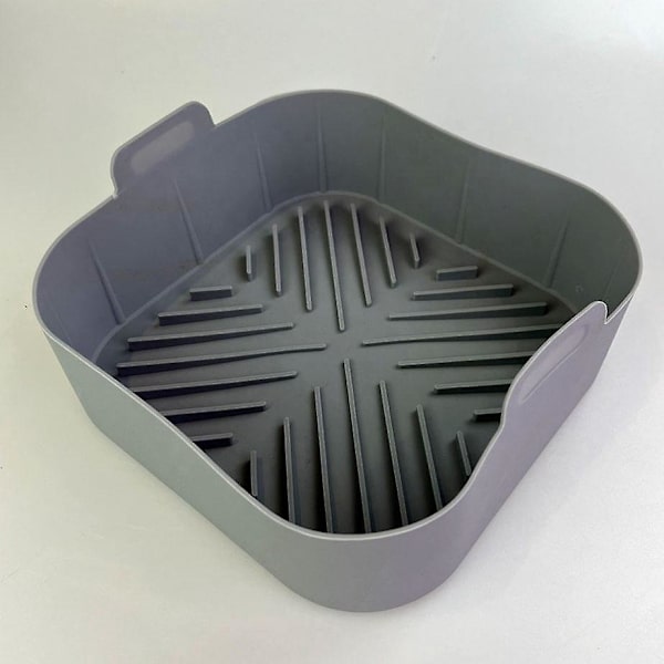 Återanvändbara Silikonfodral för Airfryer - Livsmedelssäkra Behållare för Airfryers (8,2 tum)