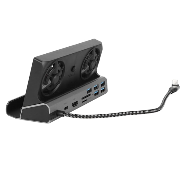 Spelkonsol Dockningsstation 4K 60Hz 100W USB3.0 USB2.0 Gigabit RJ45 HD Multimedia Interface 2.0 Port 10 I 1 Dockningsstativ för Steam Deck V262A