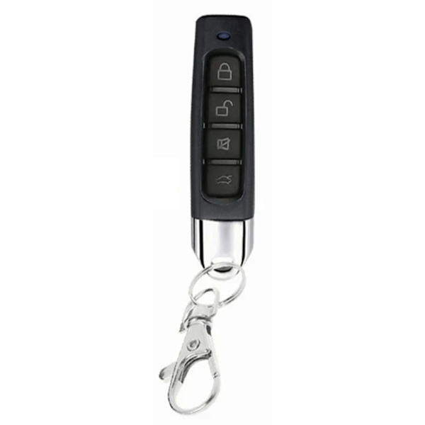 Trådløs fjernbetjening nøgle fob 4 knapper 433MHz kopi fjernbetjening til elektrisk port garageport sort