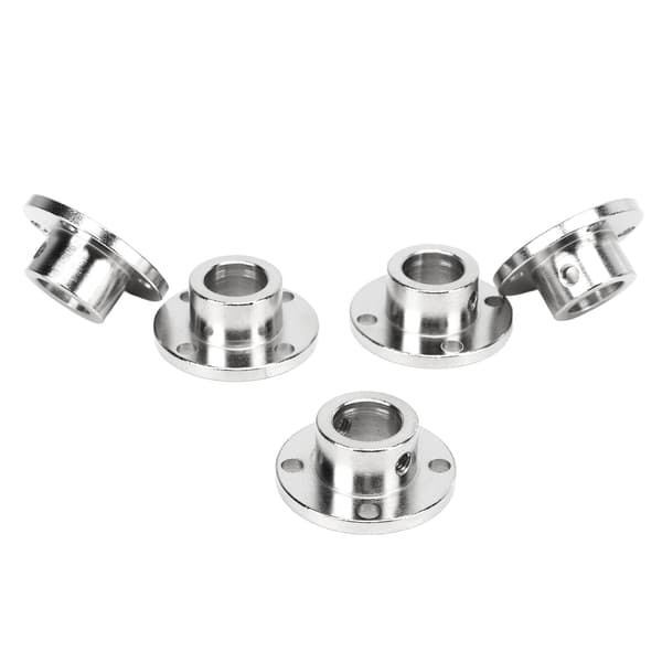 5 st flänskopplingsanslutning styraxelstöd kopplingsbeslag 12 mm innerdiameter