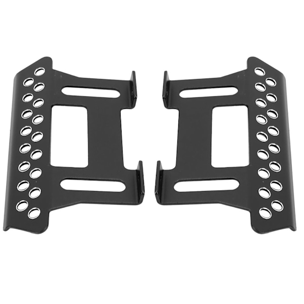 Aluminiumlegering Side Foot Pedal Plate Axial Footplate Reservedeler for SCX10 1/10 RC Bil Svart