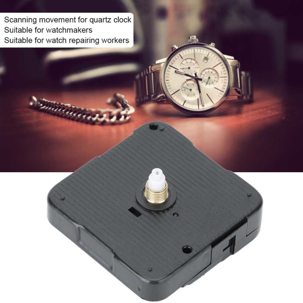 5 st Elektrisk väggklocka 6262 Quartz Scan Movement DIY Väggklocka Bytestillbehör (svart cover)