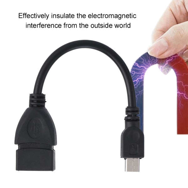 Mini Android Mobiltelefon OTG Connect Kabel Datum Adapter V8 Interface Micro USB till USB Hona
