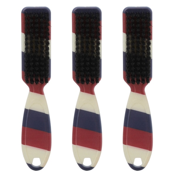 3st mjuk skäggblekningsborste Ergonomiskt handtag Skäggstyling rengöringsborste för skönhetssalong Hem
