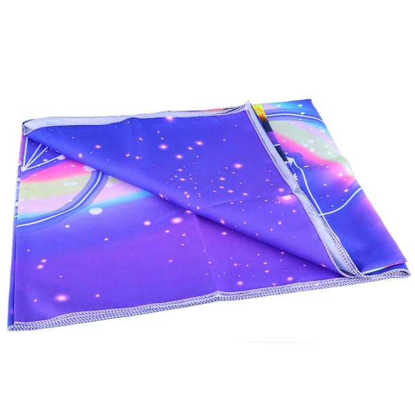 Blacklight Gobelin Sid i Meditation Fluorescerende Effekter Blød Holdbar UV-reaktiv Gobelin til Soveværelse Stue GTYJ(55) 150x130cm/59.1x51.2in