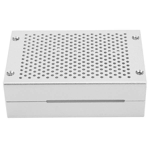Køleskal af aluminiumslegering med ventilator til Raspberry Pi 4 Model B