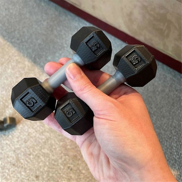 2 stk. Moderne Børne Vægt Sæt Legetøj Dumbbells til Småbørn Som Vist
