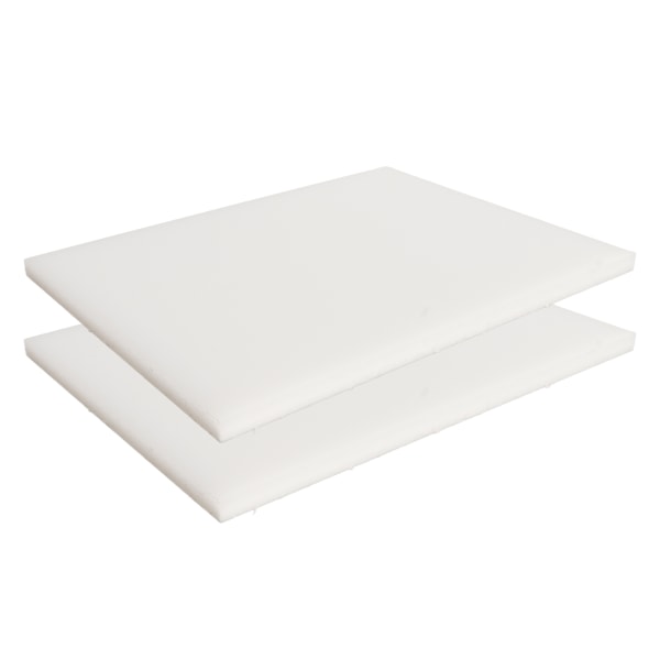 2 stk Leather Craft Punching Pad DIY Handcraft Cushioning Effect 5,9x7,9in Skinn skjærebrett Lær Punch Matt Hvit