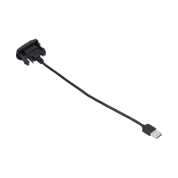 Bil USB-portuttak Fleksibel skjøtekabel Ladeadapter Dashbord Innfelt montering
