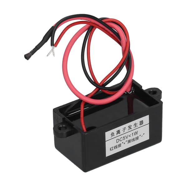 Negativ Ion Generator Mini Luftrenser Sort Ioniseringsgenerator Modul til Vanddispenser DC5V