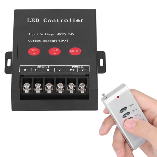DC5‑24V 360W LED Strip Light Controller Fargerik RGB-modul Kontroll Lysstyrke Hastighetsjustering