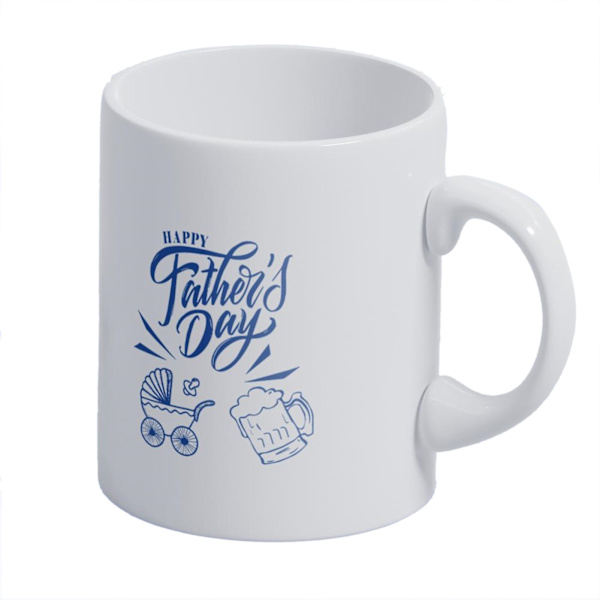 Keramisk krus Happy Fatherwis Day tema Keramikk Kaffe kopp for hjemmekontor Reise CCP351